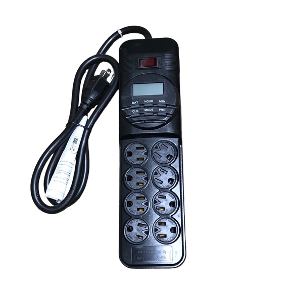 Defiant Power Strip 15 Amp 7-Day Indoor Digital Timer with 8-Outlet - Picture 4 of 15